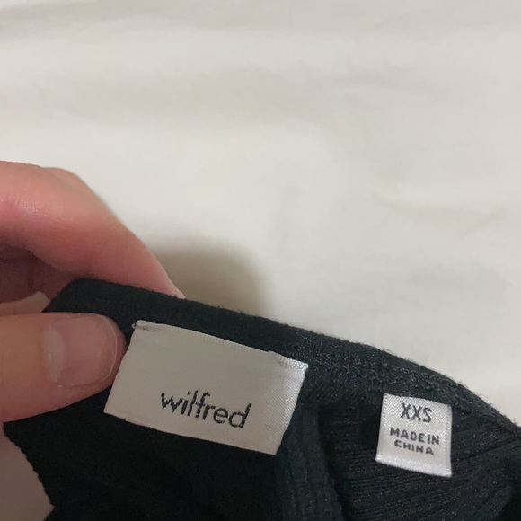 Black backless Wilfred bodysuit - Picture 3 of 3